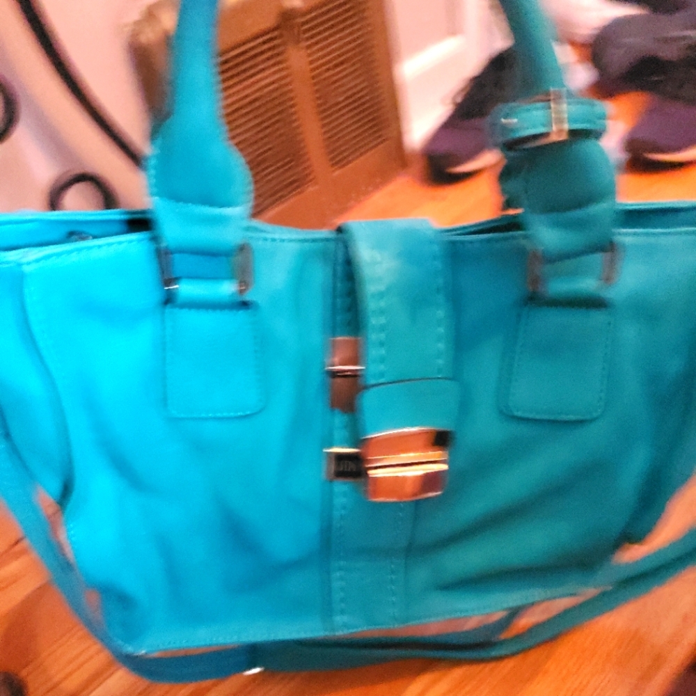 Teal handbag